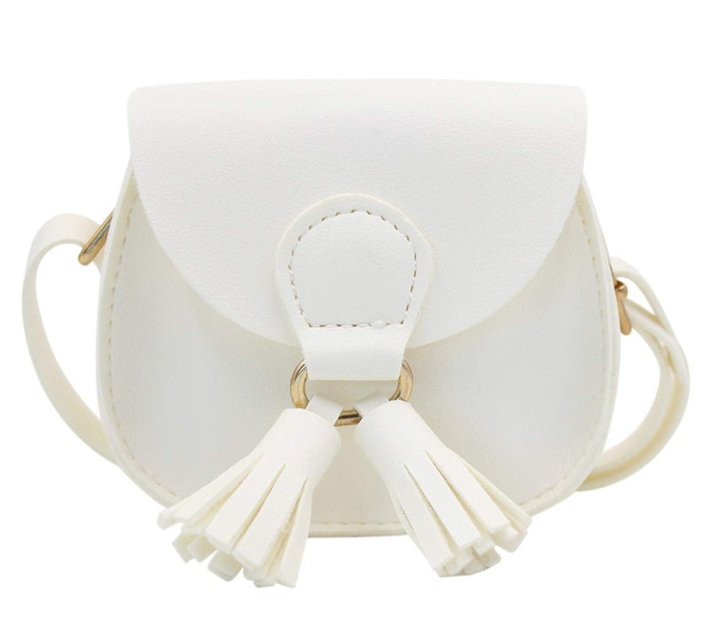 JUMISEE Kids Girls Toddler Mini Shoulder Purse Crossbody Bag with Tassel - Image 1